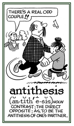 antithesis examples in literature