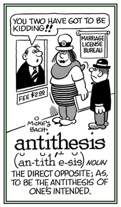 Antithesis | figure of speech | Britannica com