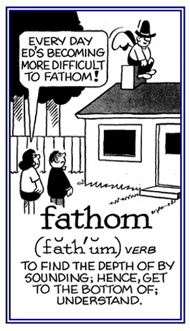fathom verb