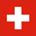 Swiss national flags  with cantons