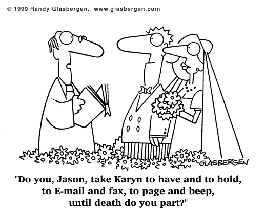 A modern tech marriage