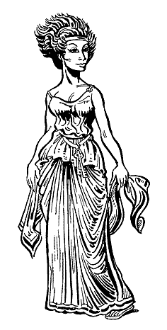 Frigg, wife of Odin and Nordic goddess of the sky, married love and housewives