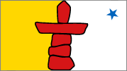 Nunavut Canadian Territory flag