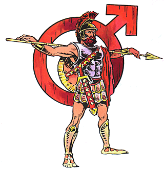 mars roman god symbol